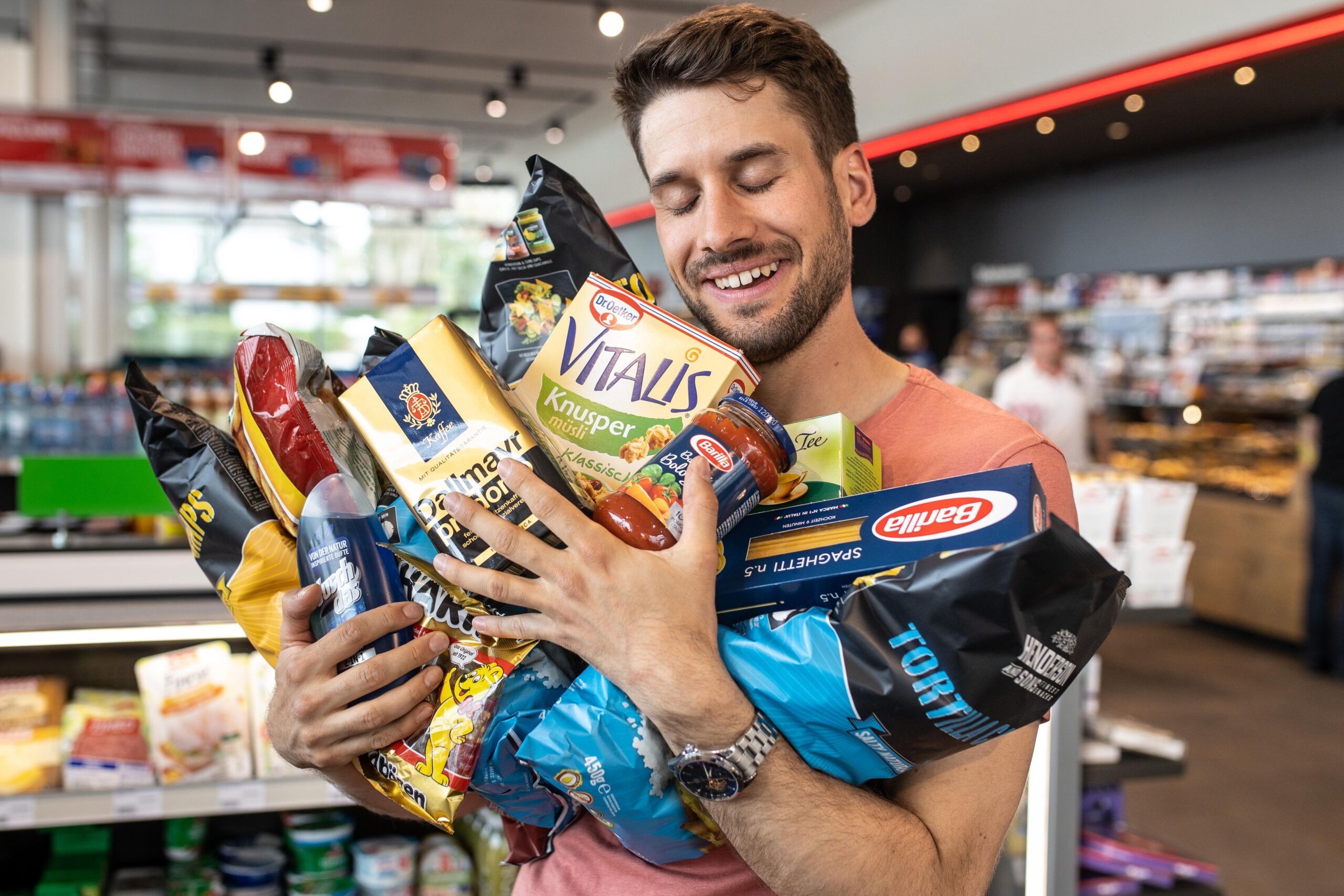 Da kommt Freude auf beim Shoppen: in den 24-Stunden-Geschäften von Allguth